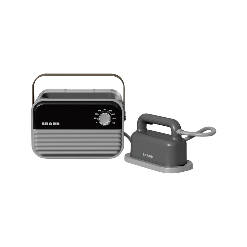 Ferro a vapor para roupas com design de rádio vintage MW-3000